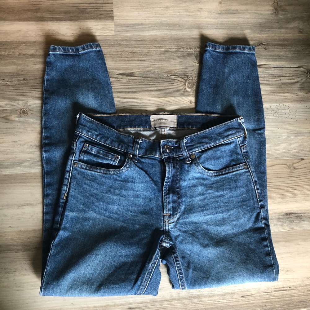 Everlane high rise ankle skinny jeans